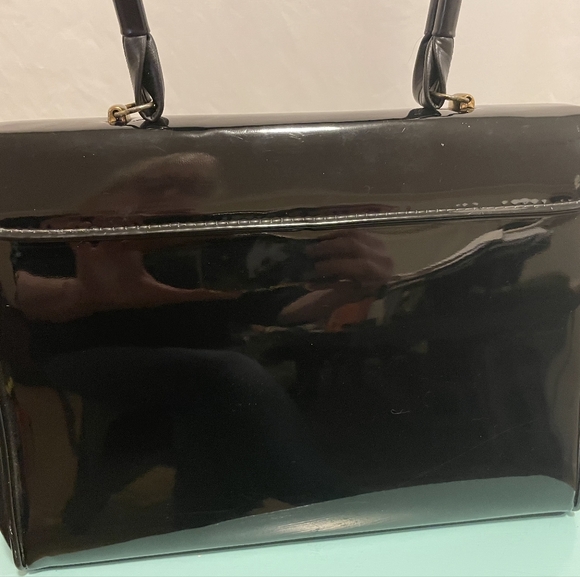 Vintage Black Handbag - Picture 3 of 6